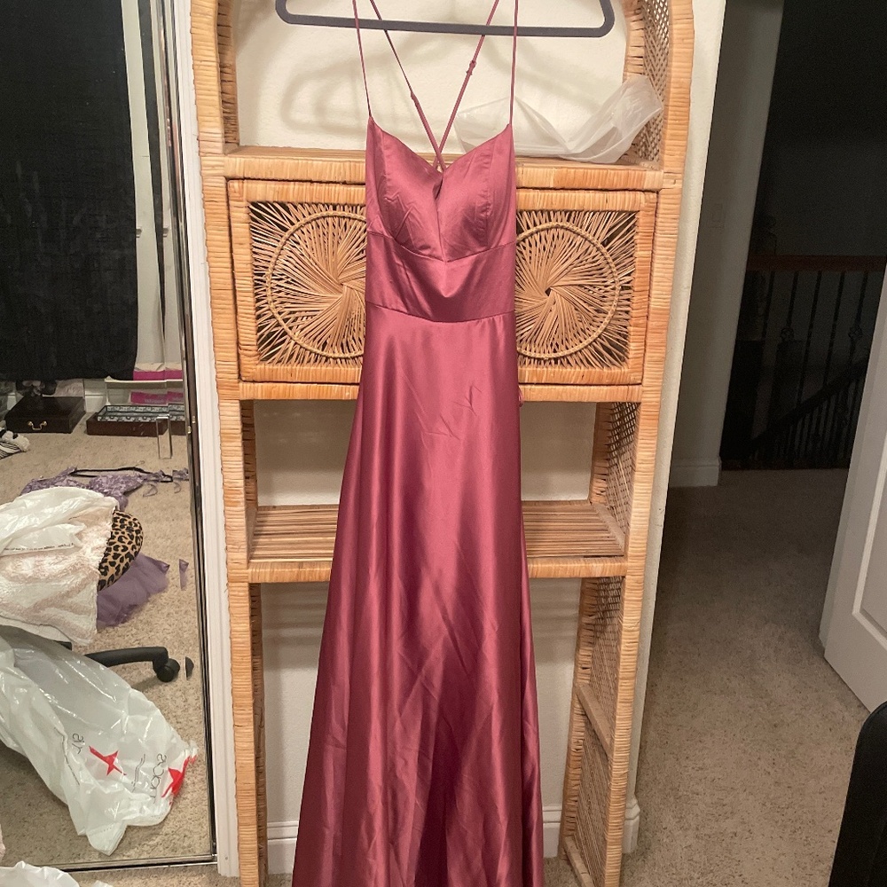 Purple formal long dress
